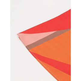 Abstract Print Chian Cami Top, Casual V Neck Random Printing Sleeveless Top, Women's Clothing