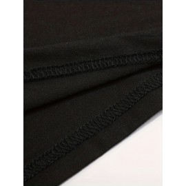 I'm Not Perfect But My Wife Is Awesome Print, Men's Graphic Design Crew Neck T-shirt, Casual Comfy Tees Tshirts For Summer, Men's Clothing Tops For Daily Vacation Resorts As Gifts For Husband Boyfriend